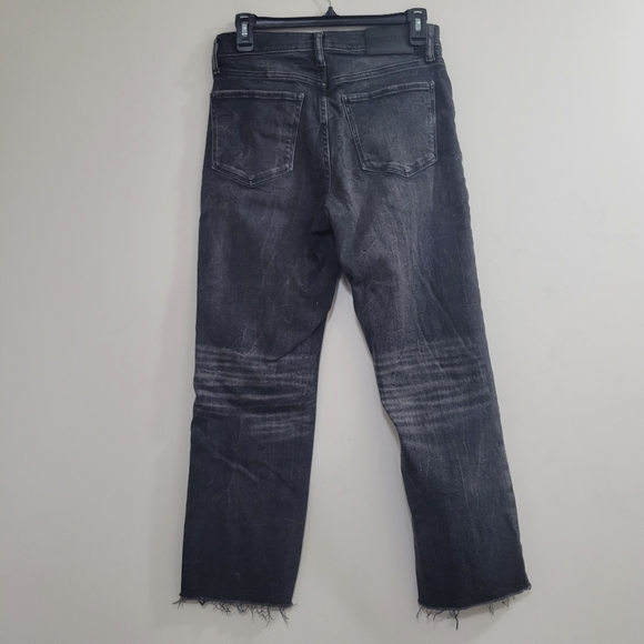 Lucky Brand jeans Zoe high rise straight raw hem 6 - Picture 3 of 5
